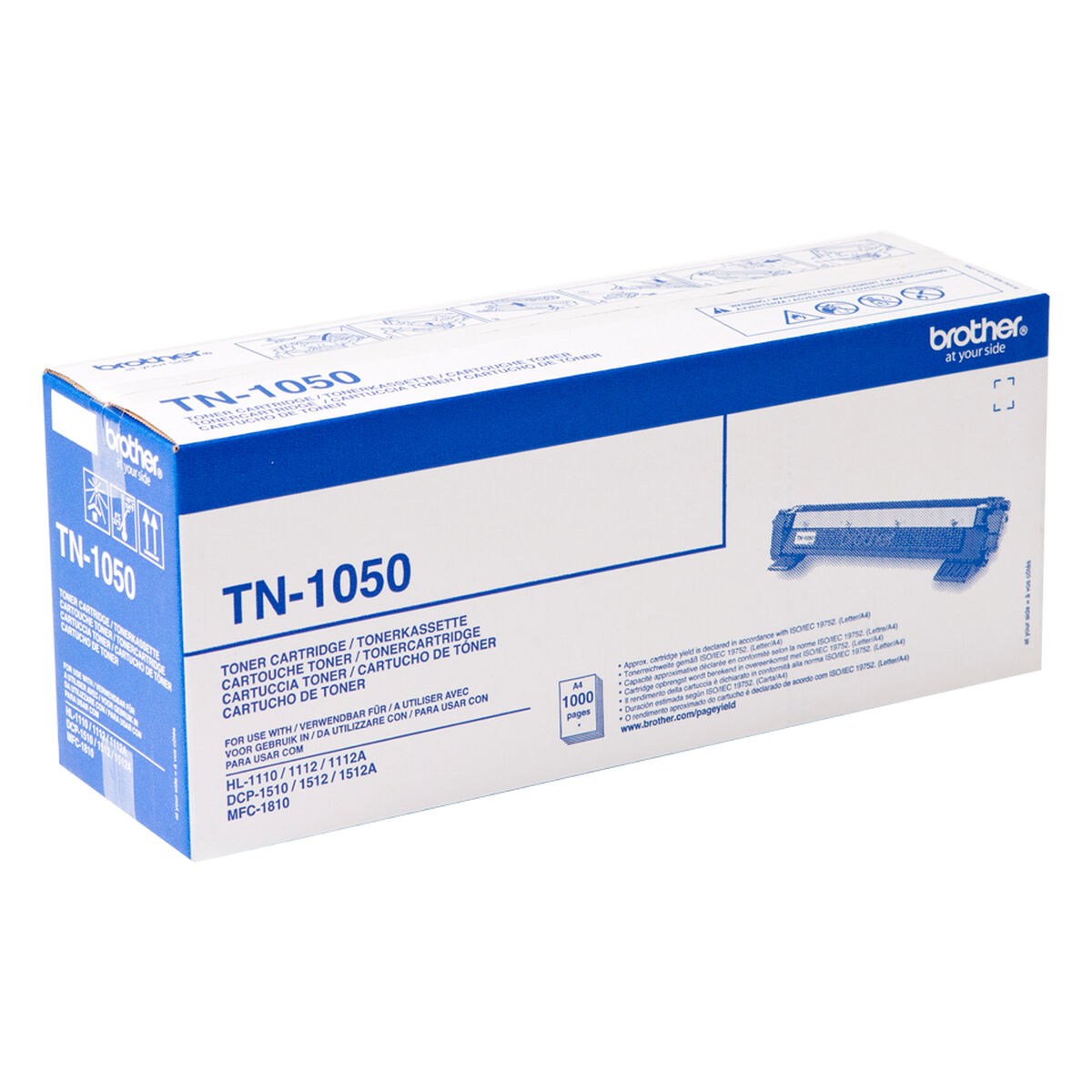 Tóner Original Brother TN-1050 Preto